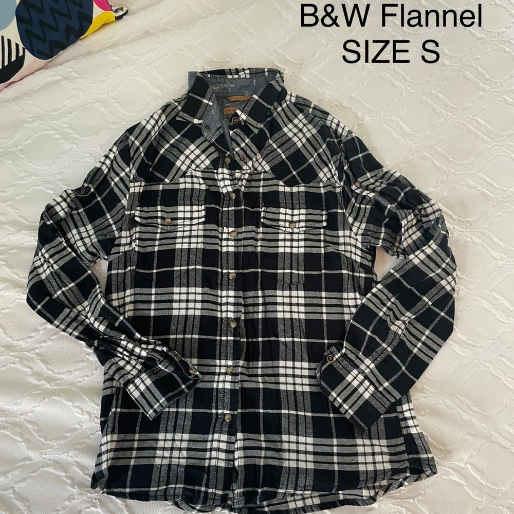 Black & White Flannel